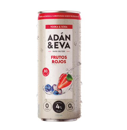 Adán & Eva Frutos Rojos - 355mL (Hard Seltzer)