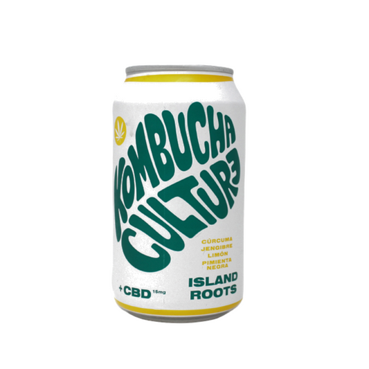 Kombucha Culture Island Roots 355mL +CBD